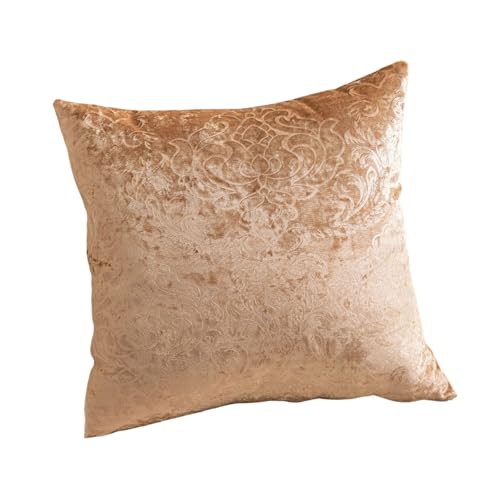 OAJABBGE Blumen Geprägte Kissenbedeckung Plüsch Polyester Stoff Mehrzweck Für Sofa Auto Büro Dekorative Kissenbezug Polyester Kissenbezug von OAJABBGE