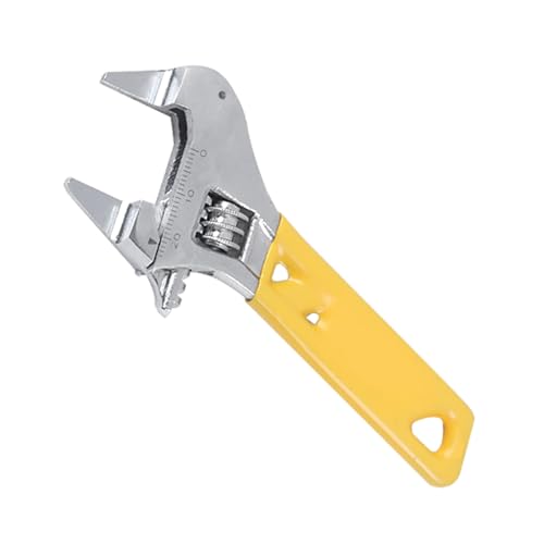 OAJABBGE Mehrzweckstahl Schraubenschlüssel 20mm Most Öffnungskiefer Design Für Engen Platz Mit Nicht Überrutschem Gummi Einstellbarer Schraubenschlüssel Eins Open End Spanner Gummigriff OAJABBGE Mehrzweckstahl Schraubenschlüssel 20mm Most Öffnungskiefer Design Für Engen Platz Mit Nicht Überrutschem Gummi Einstellbarer Schraubenschlüssel Eins Open End Spanner Gummigriff von OAJABBGE