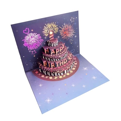 OAJABBGE Musical Happy Birthday Card Mit Licht Und Ton Leuchten Begrüßungskarten Musikeffekt Für Kinder Erwachsene LED Leuchten Begrüßung OAJABBGE Musical Happy Birthday Card Mit Licht Und Ton Leuchten Begrüßungskarten Musikeffekt Für Kinder Erwachsene LED Leuchten Begrüßung von OAJABBGE