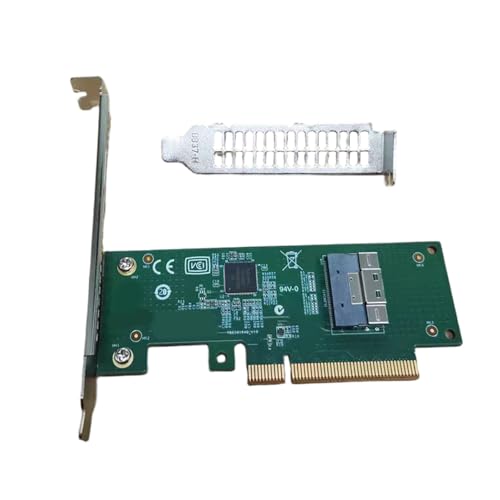 OAJABBGE PCIE4.0 Bis SFF-8654 NVME Adapter Datenübertragungs Host Controller Expansionskarte Auf Kartenadapter Für Den Desktop PC Hinzufügen OAJABBGE PCIE4.0 Bis SFF-8654 NVME Adapter Datenübertragungs Host Controller Expansionskarte Auf Kartenadapter Für Den Desktop PC Hinzufügen von OAJABBGE