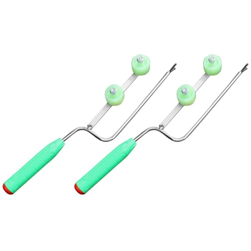 OAJABBGE Packung Mit 2 Eisernen Süßkartoffeltransplantationswerkzeugen Mit Ergonomischen Griffen Und Glatten Rädern Die Zum Effizienten Pflanzen Effizienter Süßkartoffeltransplanter Geeignet Sind von OAJABBGE