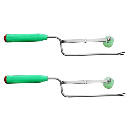 OAJABBGE Packung Mit 2 Eisernen Süßkartoffeltransplantationswerkzeugen Mit Ergonomischen Griffen Und Glatten Rädern Die Zum Effizienten Pflanzen Effizienter Süßkartoffeltransplanter Geeignet Sind von OAJABBGE