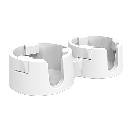 OAJABBGE Tischpackhalter Für Büro Und Häuser Einfache Installation Spill Proof Desktop Cup Ständer Mit Doppelschlitz von OAJABBGE