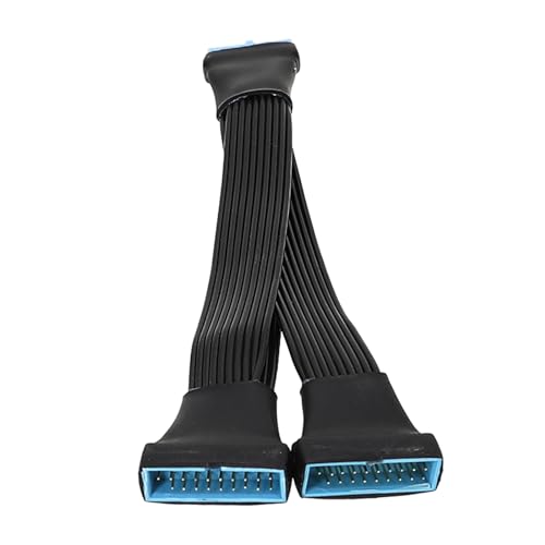 OAJABBGE USB3.0 Header Erweiterungskabel 19/20Pin 1 Bis 2 Splitter Computer Mainboard Internal USB Erweiterungsadapter (5 9 Zoll) von OAJABBGE