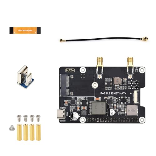 PCIe-zu-E-Key-Adapterplatine mit Power-Over-Ethernet-Funktion, E-Key mit Antennen-Schnittstellen PCIe-zu-E-Key-Adapterplatine mit Power-Over-Ethernet-Funktion, E-Key mit Antennen-Schnittstellen von OAJABBGE