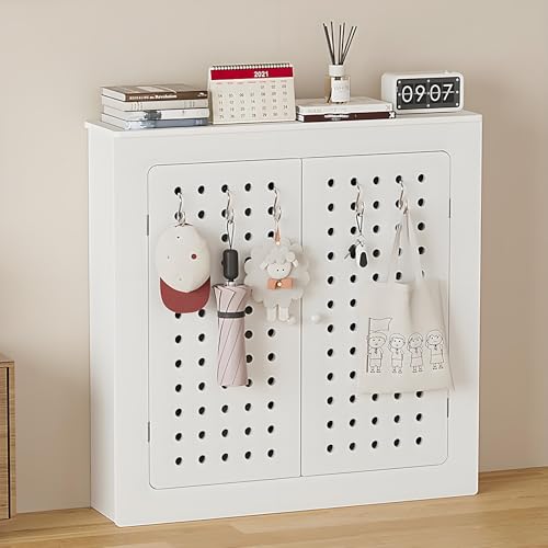 OAKVYNE Heizkörperverkleidung, Heizkörper Abdeckungen Für Zuhause, Wärme Abdeckungen Mit Ablagefläche Und Haken, Heizschrank-Heizkörperregalabdeckung Für Zuhause(60 * 60 * 20cm) von OAKVYNE