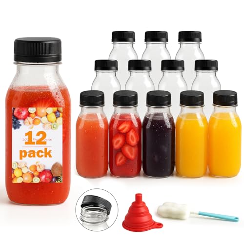 OAMCEG saftflaschen zum Befüllen 240ml – 12 Plastikflaschen zum befüllen mit Deckel, Wiederverwendbare Kunststoff Trinkflasche – Saftflaschen Set für Wasser, Mini-Drinks, Picknick OAMCEG saftflaschen zum Befüllen 240ml – 12 Plastikflaschen zum befüllen mit Deckel, Wiederverwendbare Kunststoff Trinkflasche – Saftflaschen Set für Wasser, Mini-Drinks, Picknick von OAMCEG