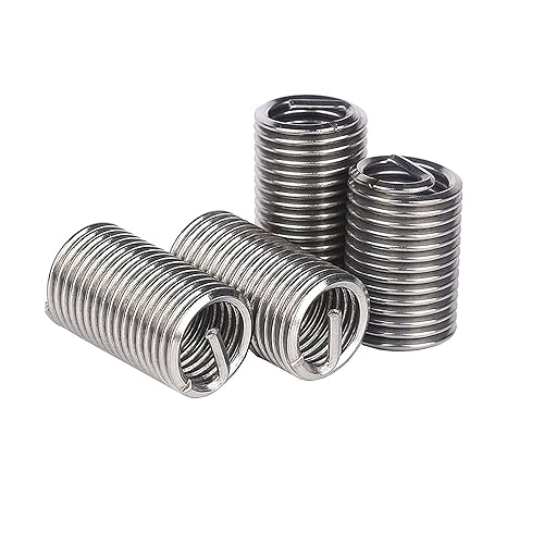 1–20 Stück M1.6–M24 Edelstahl-Schraubengewinde-Reparatureinsatz, Hülsenbuchse(M2x0.4x2D(20Pcs)) von OAOAO