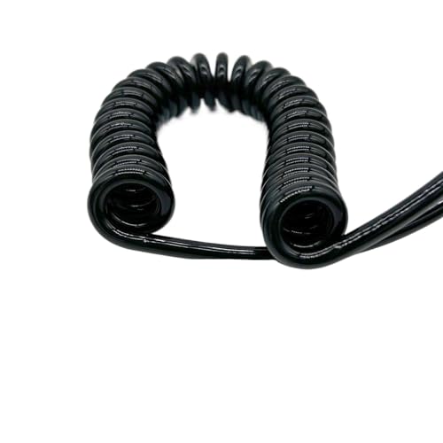 1 Stück 15AWG Spiralfederkabel, 5 Adern, 1,5 mm², Teleskop, dehnbarer Spanndraht, 1 bis 15 Meter(4 meters) von OAOAO