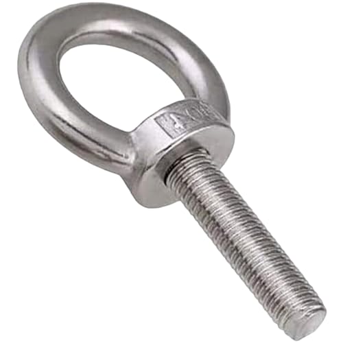 M12-Ringschraube aus Edelstahl 304, 1 Stück, Gewindelänge 70–200 mm, Maschinenschulterring for technische Geräte(M12x80mm) von OAOAO