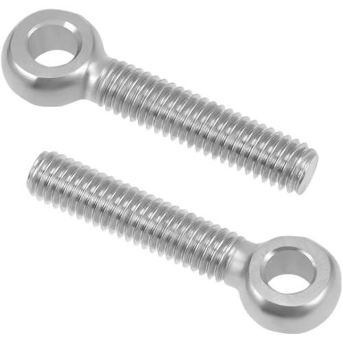 M14-Ringschraube aus Edelstahl, 2 Stück, 50–70 mm, Maschinen-Schulter-Ringschraube for Befestigungselemente bei der Renovierung von Häusern(M14x60mm) von OAOAO