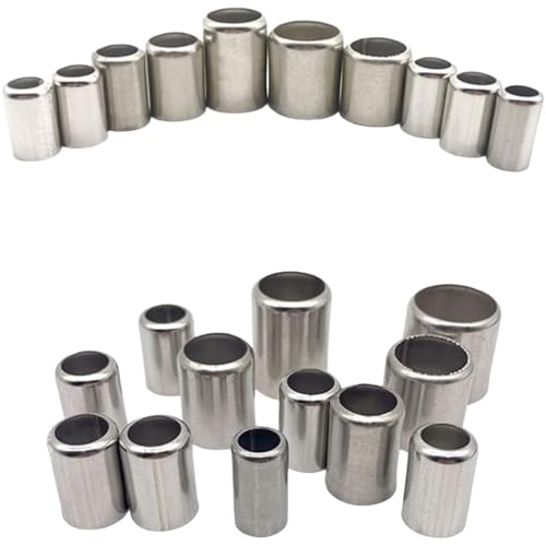 OAOAO Crimphülsenverbinder for Hochdruckschläuche aus Edelstahl, 50-teiliges Rohrverbinder-Set, 11,5 mm - 18 mm(15.5mm) von OAOAO