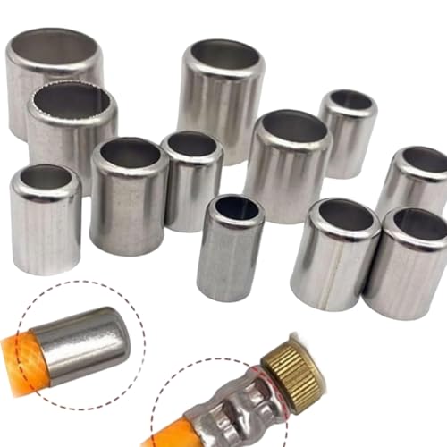 OAOAO Crimphülsenverbinder for Hochdruckschläuche aus Edelstahl, 50-teiliges Rohrverbinder-Set, Größe 11,5 mm bis 18 mm(15mm) von OAOAO