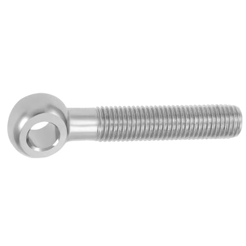 Ringschraube mit Ansatz aus Edelstahl, M24, Heberingschraube mit guten mechanischen Eigenschaften, 1 Stück(M24x160mm) von OAOAO