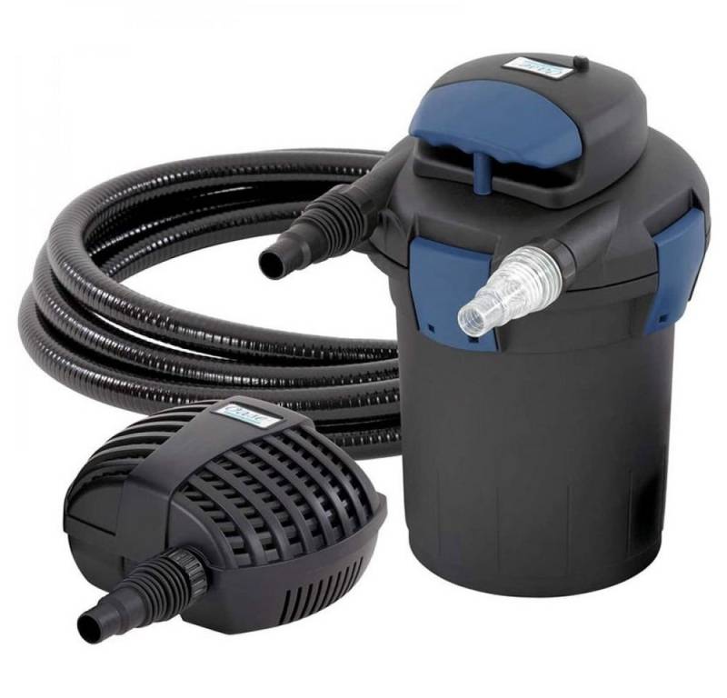 OASE Teichfilter Oase BioPress Set 4000 Druckfilter mit Filterpumpe und UVC Klärer von OASE