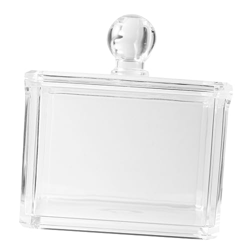 OATIPHO Eleganter Quadratischer Kanister 2-teilig Acryl Schmuckschatulle Kosmetikaufbewahrung Wasserfester Reisebehälter von OATIPHO