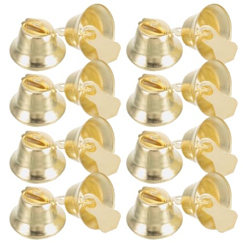 OATIPHO 100stücke Mini Weihnachtsglocken Handgemachte Dekorative Hängeringe Durchmesser Für Weihnachtsbaum Windspiel Und Partydekoration von OATIPHO