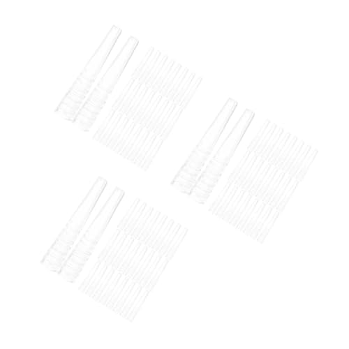 OATIPHO 180 Stck. Teiliges Transparente Silikon Spitzenschutzkappen für Pinzetten Langlebig Kompakt Passend für Wimpernverlängerung Praktischer Schutz und Einfache Organisation von OATIPHO