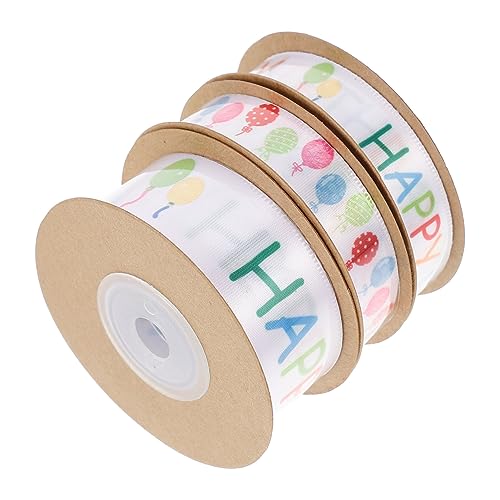 OATIPHO 2 Sätze Geburtstagsdekoration Und Yards Pro Rolle Für Diy Party Deko Und Bastelarbeiten 3 Rollen * 2 von OATIPHO
