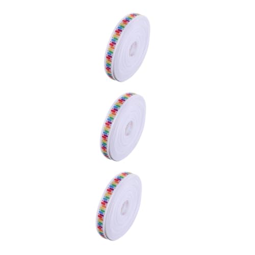 OATIPHO 3 Stück Polyester Dekoband Schulanfang mit Bleistiftmuster Robustes Ripsband Farbecht und Reißfest Geschenkband für Schulbeginn Deko und Bastelprojekte OATIPHO 3 Stück Polyester Dekoband Schulanfang mit Bleistiftmuster Robustes Ripsband Farbecht und Reißfest Geschenkband für Schulbeginn Deko und Bastelprojekte von OATIPHO