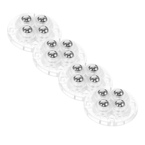 OATIPHO Nicht-mini-lenkrollen Für Aufbewahrungsboxen Selbstklebend 4 Stück Lenkrollen Für Möbel Mülleimer von OATIPHO