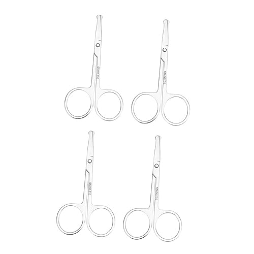 OATIPHO 4 Stück Nasenhaar und Augenbrauenschneider Set Teiliges Grooming Set für Präzise Haarentfernung Tragbar Ergonomisch für Reisen und Outdoor Aktivitäten OATIPHO 4 Stück Nasenhaar und Augenbrauenschneider Set Teiliges Grooming Set für Präzise Haarentfernung Tragbar Ergonomisch für Reisen und Outdoor Aktivitäten von OATIPHO