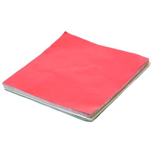 OATIPHO 400 Stück Quadratische Süßigkeitenpapier aus Lebensmittelechter Aluminiumfolie Glänzend in Gold Silber Rot und Grün für Schokoladen und Karamellverpackung DIY Süßigkeiten von OATIPHO