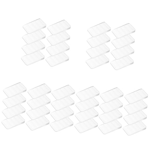 OATIPHO 5 Sätze Möbelabstandshalter Keile Zum Nivellieren Extender Nivellierung Tisch Ordnerregal Licht An Tabel Ausgleichsscheiben Für Möbel Toilettenunterlegscheibe PVC 8 Stück * 5 von OATIPHO