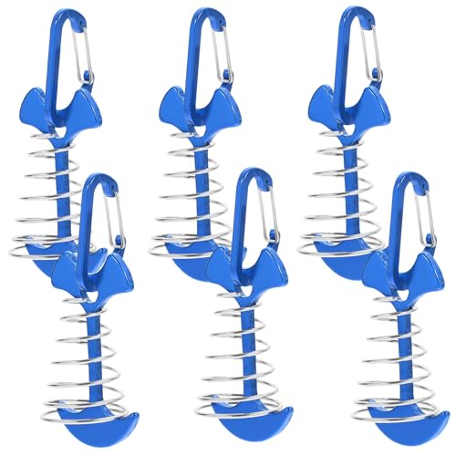 OATIPHO 6 Sets Zeltheringe in Fischgrätenform, Leichte Erdnägel aus Aluminiumlegierung für Camping-aktivitäten im Freien von OATIPHO