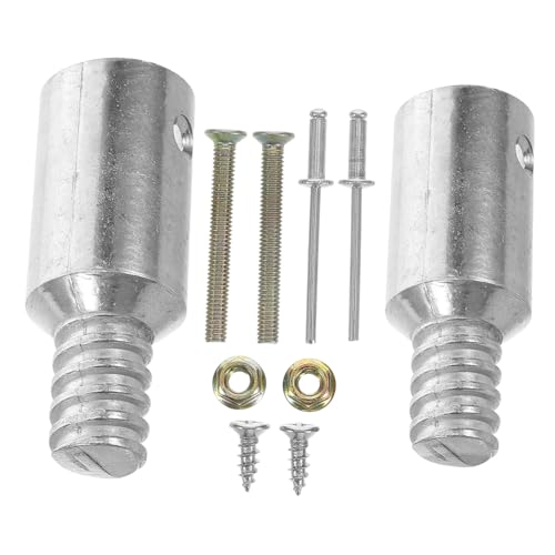 OATIPHO Aluminiumgewindeverbinder für Verlängerungsstangen Reparatur Push Besen Griffe Aluminiumlegierung Leicht Langlebig Sicherer Gewindeanschluss Vielseitig Einsetzbar von OATIPHO