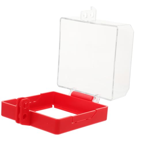 OATIPHO Deckel Schalterabdeckung Knopfschutzdeckel Transparente Schalterknopfabdeckungen Abdeckung Für Feuermelder Notschalterschutz Not-halt Rotieren Harz Pc Schalterkappe OATIPHO Deckel Schalterabdeckung Knopfschutzdeckel Transparente Schalterknopfabdeckungen Abdeckung Für Feuermelder Notschalterschutz Not-halt Rotieren Harz Pc Schalterkappe von OATIPHO