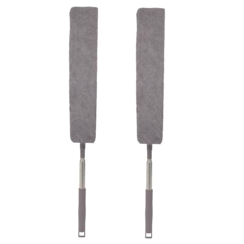 OATIPHO Flexibler Mikrofaser Staubwedel mit Teleskopstange Extra Lang Wiederverwendbar Sanft für Deckenventilatoren Möbel Sofaböden und Schwer Erreichbare Stellen Teiliges von OATIPHO