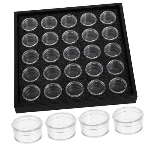 OATIPHO Nail Rhinestone Organizer Aufbewahrungsbox mit Fächern Transparente Nail Jewel Multi Purpose Storage Box für Schmuck Edelsteine und Kleine Accessoires Kompakt und Langlebig von OATIPHO