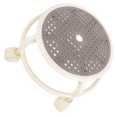 OATIPHO Niedriger Rollhocker mit Rädern Bequemer Runder Hocker für Pediküre Nagelstudio und Zuhause Design Kompakt und Vielseitig Einsetzbar von OATIPHO