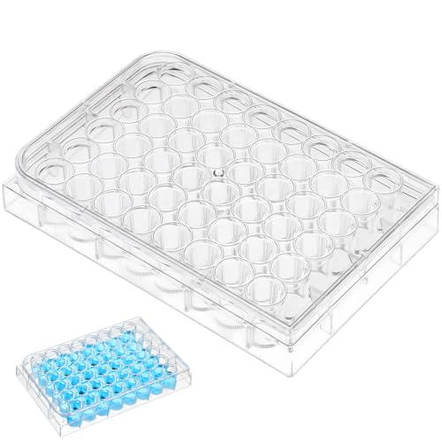 OATIPHO Cell Culture Plates, Palette 48 Petrischalen Einwegtabletts Kunststoffpalette Kulturplatte für Brunnenplatte aus Kunststoff Kulturplatte mit flachem Boden Öffnungsplatte Ausrüstung Mikroplatt OATIPHO Cell Culture Plates, Palette 48 Petrischalen Einwegtabletts Kunststoffpalette Kulturplatte für Brunnenplatte aus Kunststoff Kulturplatte mit flachem Boden Öffnungsplatte Ausrüstung Mikroplatt von OATIPHO