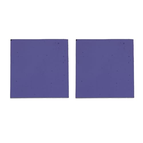 OATIPHO Wissenschaftliches Kobaltglas, 2 StüCk 5x5cm Laborglasplatte Blaue Glasplatte FüR Chemieexperimente, Flammenfarbreaktion, Kunsthandwerk Und Diy-Projekte von OATIPHO