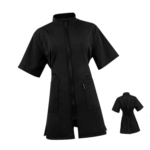 OATIPHO Stilvolle Grooming Schürze Strapazierfähiger Pet Stylist Smock aus Weichem Fasermaterial Pflegeleicht mit Praktischen Taschen für Hundesalon Haustierpflege Friseurjacke OATIPHO Stilvolle Grooming Schürze Strapazierfähiger Pet Stylist Smock aus Weichem Fasermaterial Pflegeleicht mit Praktischen Taschen für Hundesalon Haustierpflege Friseurjacke von OATIPHO