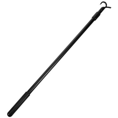 OATIPHO Vorhang mit einziehbarer Drehstange Vorhang-Zugstange Fensterrollo-Kippstab Gardinenstab Fensterrollo-Kippstange mit Haken Stange drehen Jalousie Zubehör Glas Aluminiumlegierung von OATIPHO