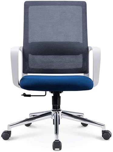 Drehbarer Bürostuhl, ergonomische Rückenlehne, Computerstuhl, Kopfstütze und Lendenwirbelstütze, atmungsaktives Netzmaterial, Schreibtischstuhl, geräuschlos von OATTIS