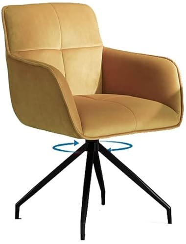 Drehbarer bequemer Bürostuhl mit geneigten Armlehnen, moderner, einfacher Freizeit-Schreibtischstuhl, ergonomisches Design, Elastizität, Computerstuhl, geräuschlos von OATTIS