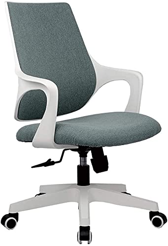 Drehbarer ergonomischer Bürostuhl, um 360 ° drehbar, Schreibtischstuhl, moderner, minimalistischer Computerstuhl, verbessert den Sitzkomfort, geräuschlos von OATTIS