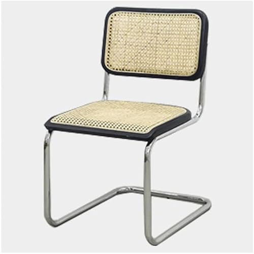 OATTIS Rotierende Rückenlehne für Rattan-Esszimmerstuhl und Sitzfläche, Bürostuhl mit Mesh-Rückenlehne ohne Armlehnen, Schreibtischstuhl für Hotel Restaurant Leise von OATTIS