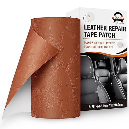 OAZ Leder Geparatur Patch, 10x160cm Lederflicken Selbstklebend Leder Geparatur Patch, für Möbel, Sofas, Autositze, Handtaschen, Jacken, Leder Renovierung, Glänzend Hellbraun OAZ Leder Geparatur Patch, 10x160cm Lederflicken Selbstklebend Leder Geparatur Patch, für Möbel, Sofas, Autositze, Handtaschen, Jacken, Leder Renovierung, Glänzend Hellbraun von OAZ