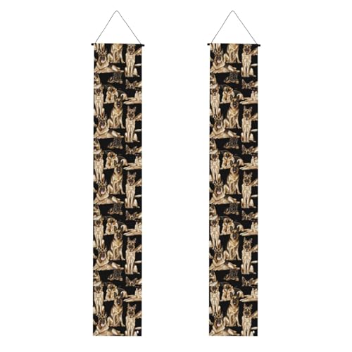 Deutscher Schäferhund, Aufdruck, mehrere Anlässe, zum Aufhängen, Dekoration, Feiern, Partyzubehör Deutscher Schäferhund, Aufdruck, mehrere Anlässe, zum Aufhängen, Dekoration, Feiern, Partyzubehör von OAZCVBNN