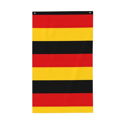 Deutschland-Flagge, Druck, für den Außenbereich, dekorative Flagge, für alle Jahreszeiten, einseitiges Muster, Hof, Veranda, Terrasse von OAZCVBNN
