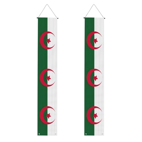 Flagge von Algerien, bedruckt für mehrere Anlässe, zum Aufhängen an jedem Ort, Banner, Dekoration, Feiern, Partyzubehör Flagge von Algerien, bedruckt für mehrere Anlässe, zum Aufhängen an jedem Ort, Banner, Dekoration, Feiern, Partyzubehör von OAZCVBNN