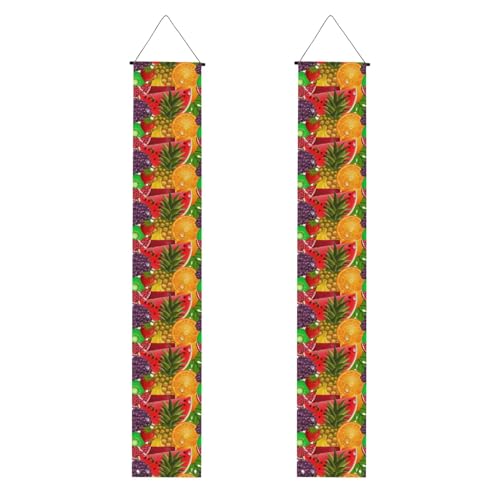 Frisches Obst, Ananas-Druck, für mehrere Anlässe, zum Aufhängen an jedem Ort, Banner, Dekoration, Feiern, Partyzubehör von OAZCVBNN