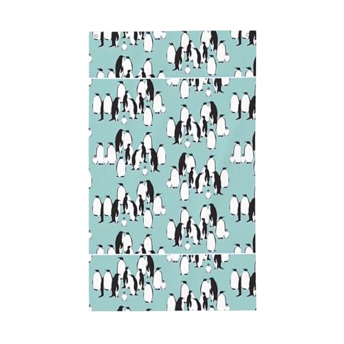 Niedliche Pinguin-Druck, für den Außenbereich, dekorative Flagge, für alle Jahreszeiten, einseitiges Muster, Hof, Veranda, Terrasse von OAZCVBNN