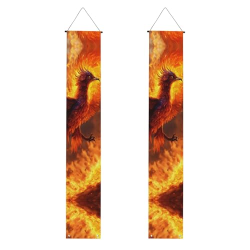 Phoenix-Druck, für mehrere Anlässe, zum Aufhängen an jedem Ort, Banner, Dekoration, Feiern, Abschlussfeier, Partyzubehör Phoenix-Druck, für mehrere Anlässe, zum Aufhängen an jedem Ort, Banner, Dekoration, Feiern, Abschlussfeier, Partyzubehör von OAZCVBNN