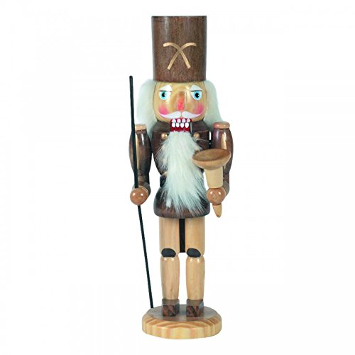 Nussknacker Bergmann, 25 cm, handbemalt im Kunsthandwerks-Stil von OBC-Kunsthandwerk